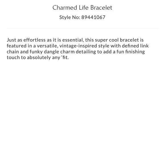 Free People Charmed Life Charm Bracelet- Silver Western Combo - Picture 3 of 6